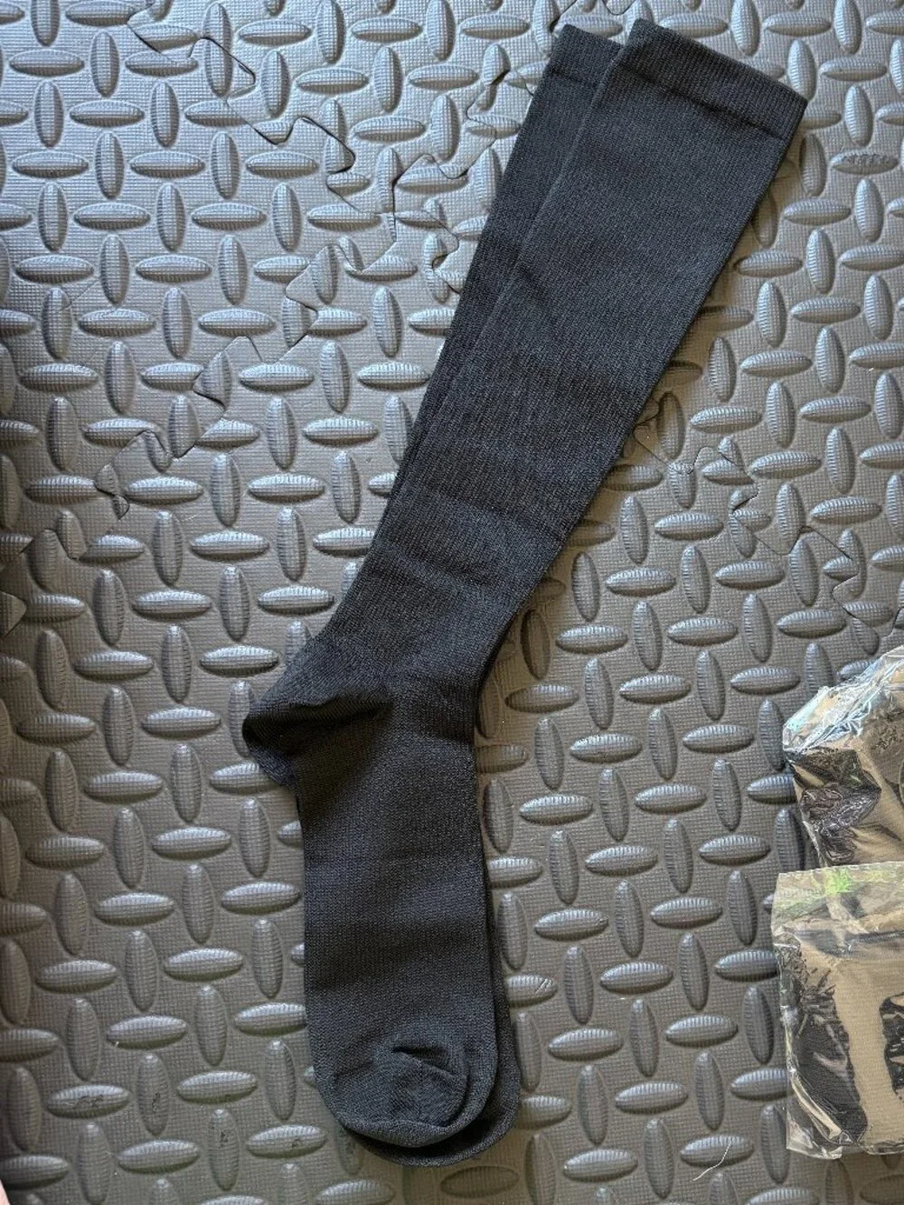 Set of 3 Pairs Black Compression Socks